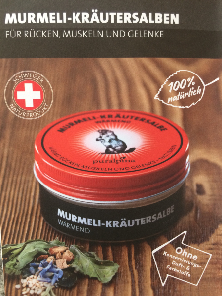 Puralpina Murmeli Kräutersalbe wärmend 100 ml